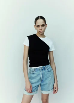 AGOLDE Dame Short In Tension Fashion