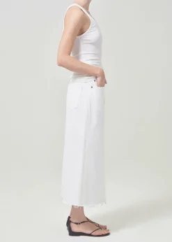 AGOLDE Della Skirt In Milkshake Discount