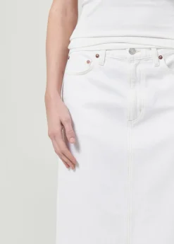 AGOLDE Della Skirt In Milkshake Discount