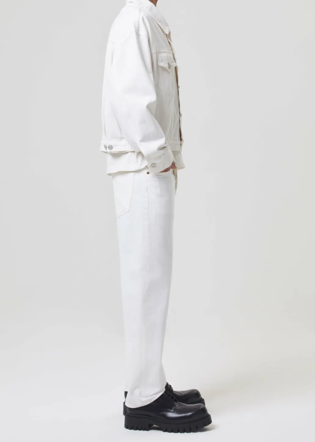 AGOLDE Dorian Jacket In Fortune Cookie Flash Sale