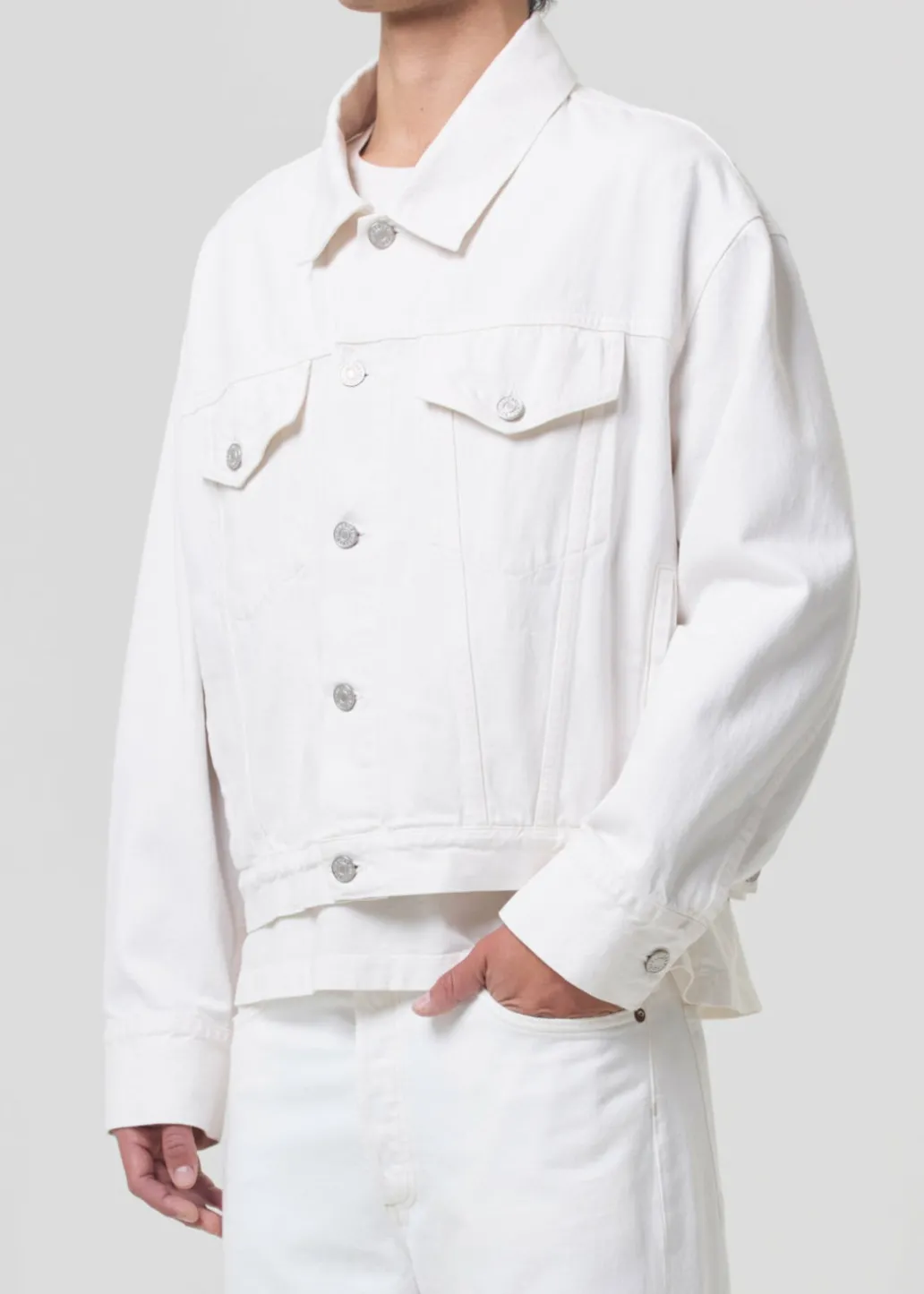 AGOLDE Dorian Jacket In Fortune Cookie Flash Sale