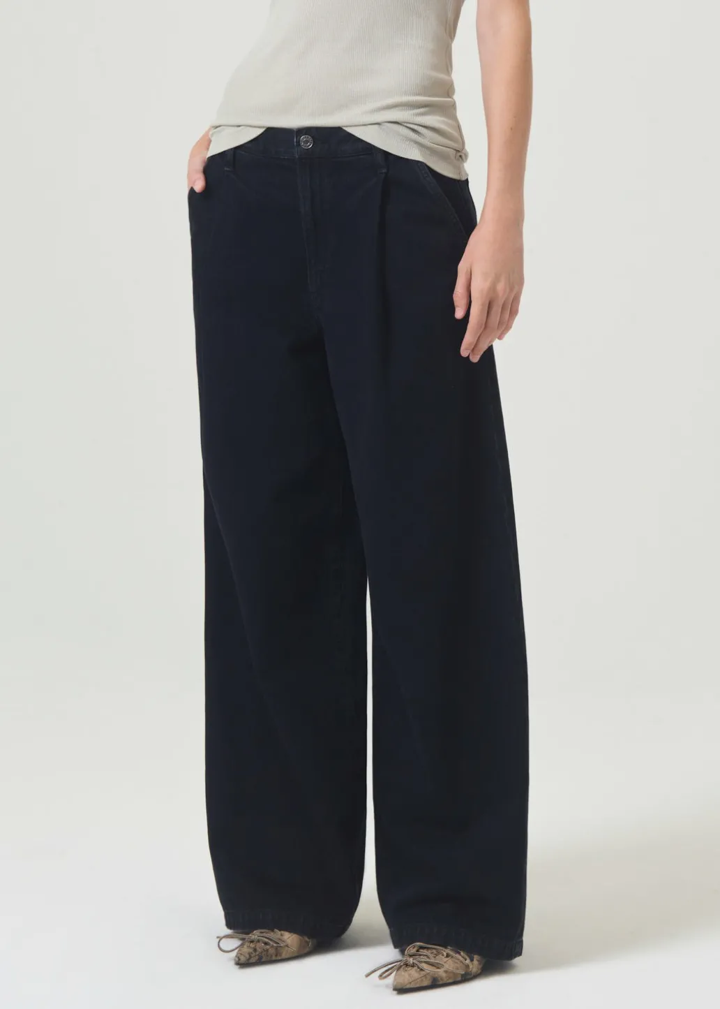AGOLDE Ellis Trouser In Crushed Flash Sale