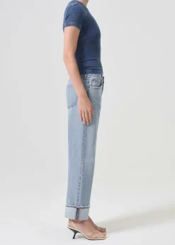 AGOLDE Fran Low Slung Straight In Force Best Sale