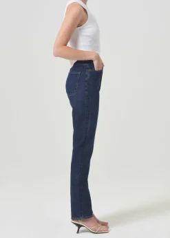 AGOLDE Freya High Rise Slim (Stretch) In Divided Cheap