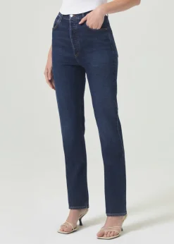 AGOLDE Freya High Rise Slim (Stretch) In Divided Cheap