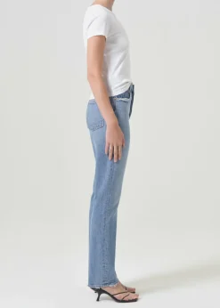 AGOLDE Freya High Rise Slim (Stretch) In Quiver Fashion