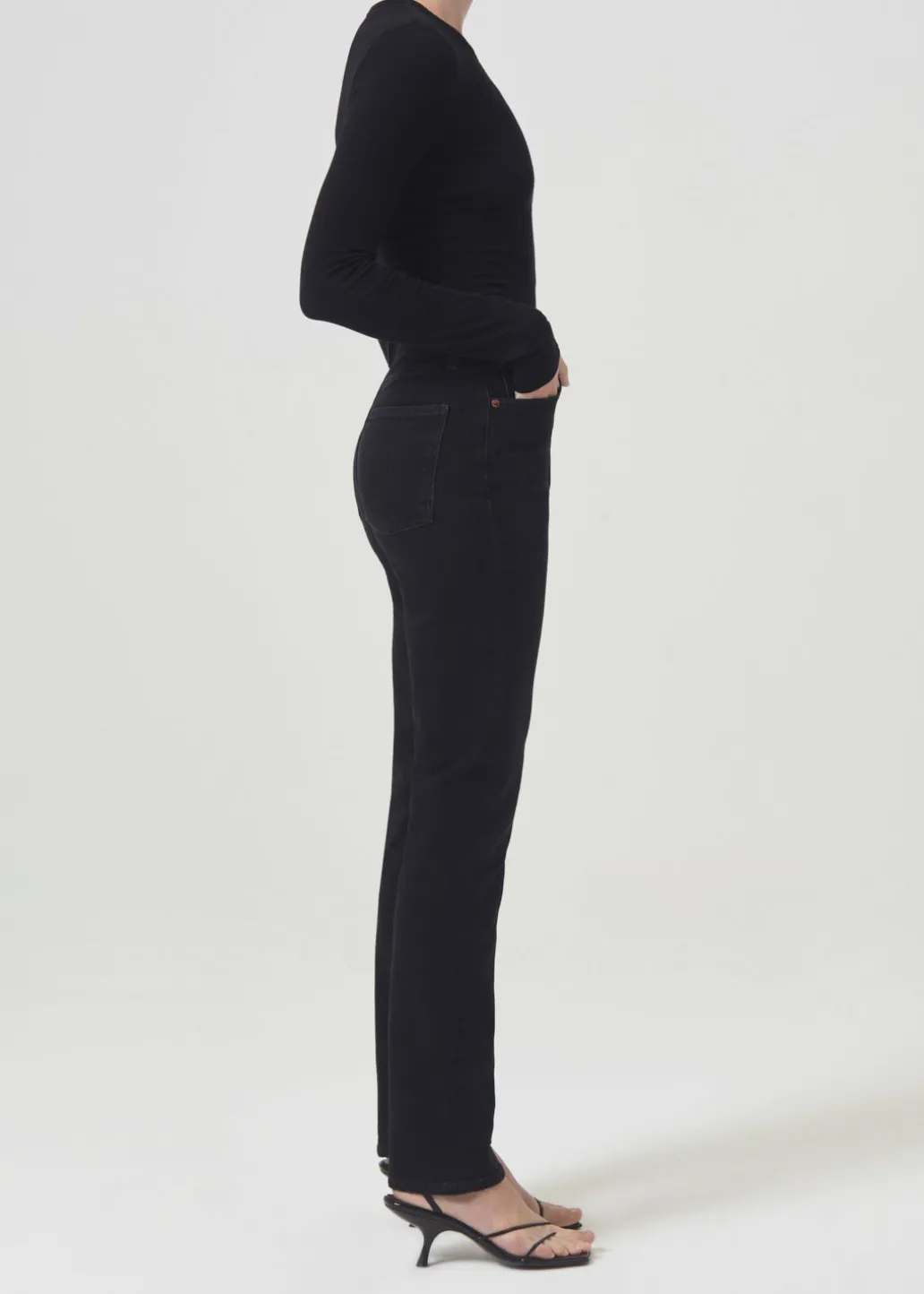 AGOLDE Freya High Rise Slim (Stretch) In Hush Online