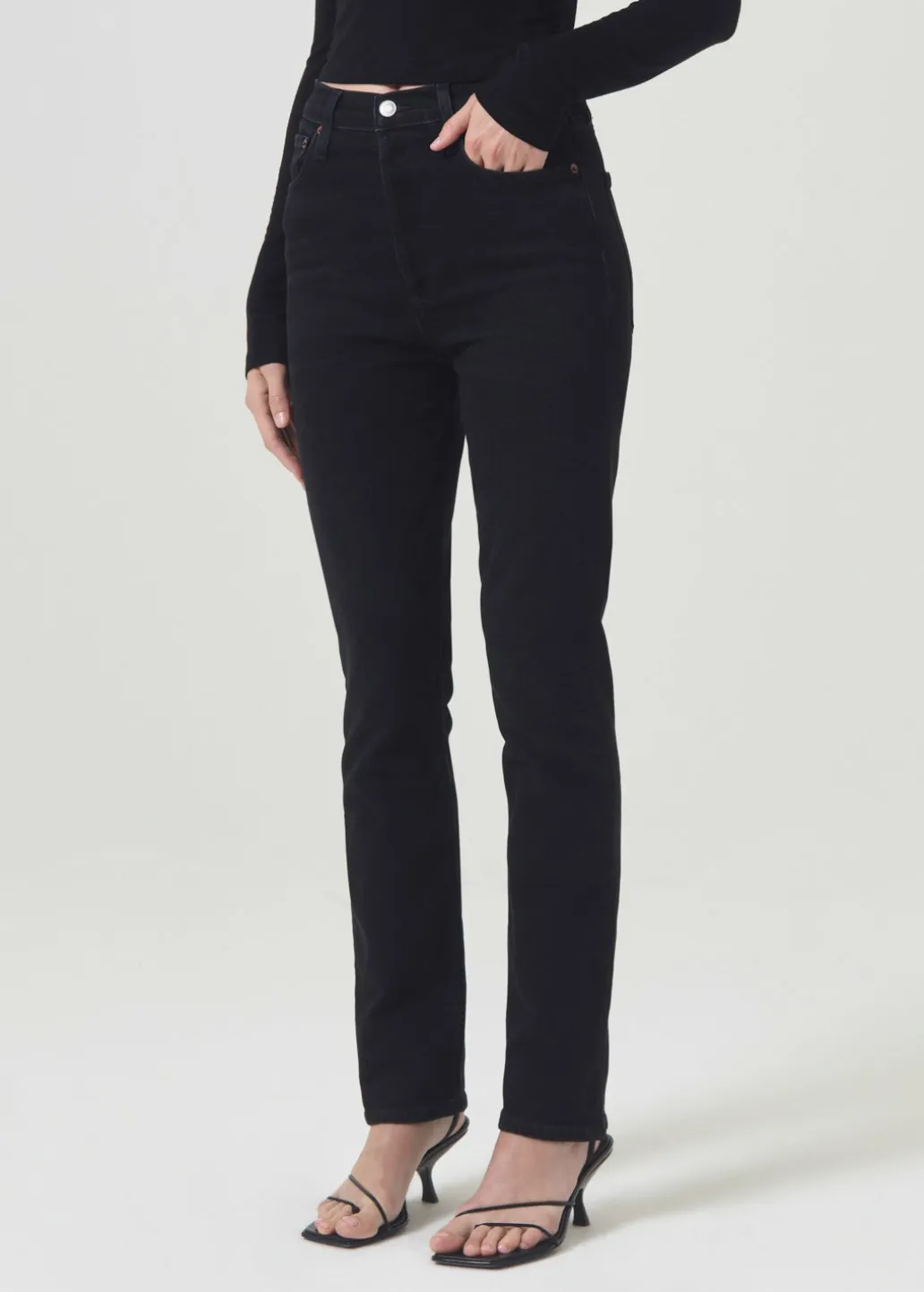 AGOLDE Freya High Rise Slim (Stretch) In Hush Online