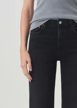 AGOLDE Harper Crop Jean In Hush Cheap