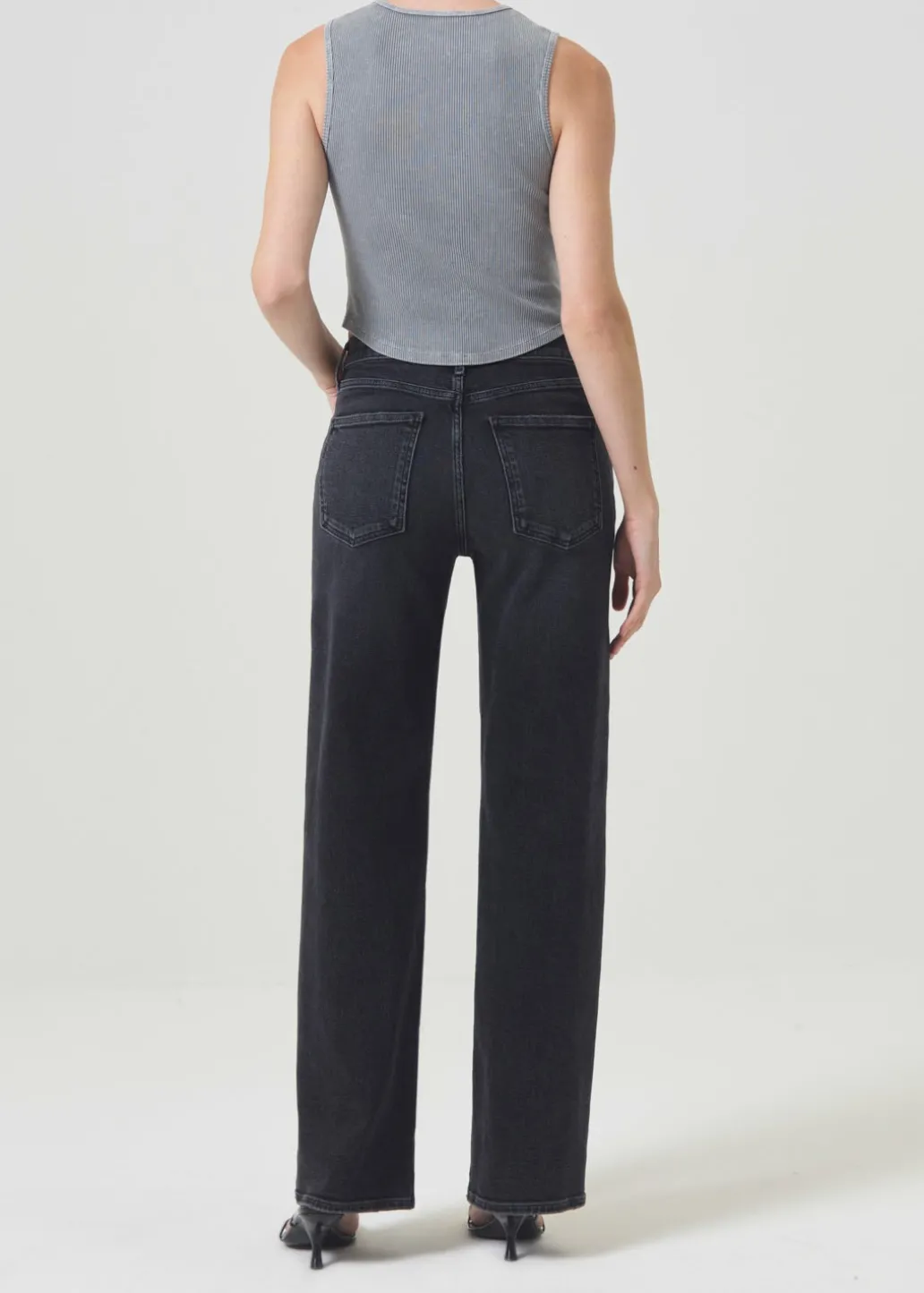 AGOLDE Harper Straight Jean (Stretch) In Hush Cheap