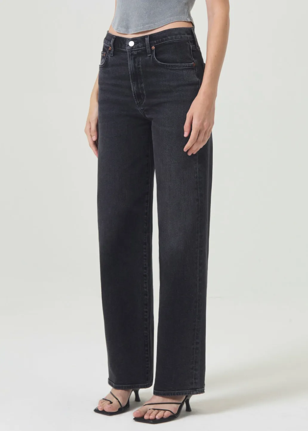 AGOLDE Harper Straight Jean (Stretch) In Hush Cheap