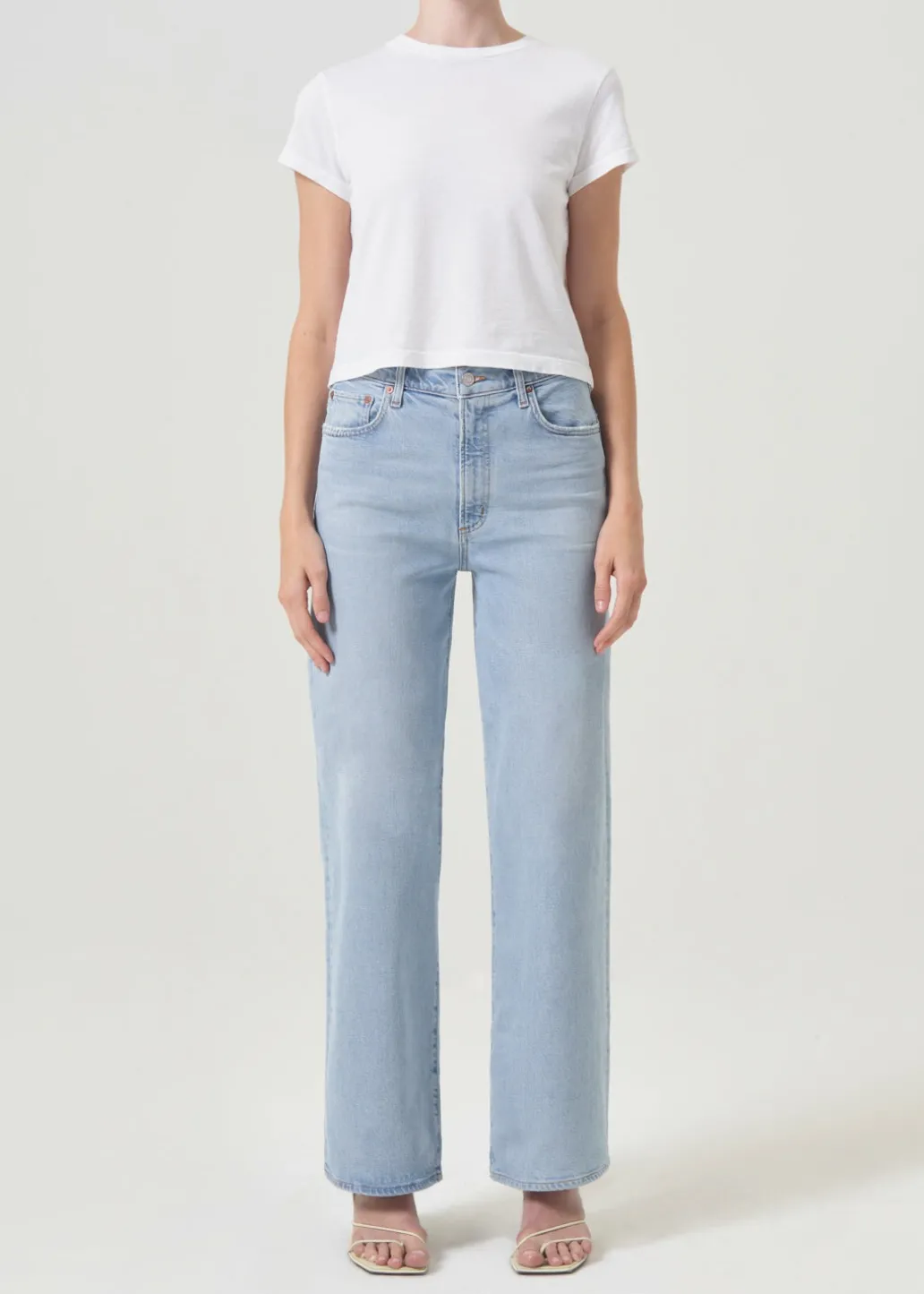 AGOLDE Harper Straight Jean (Stretch) In Trouble Store