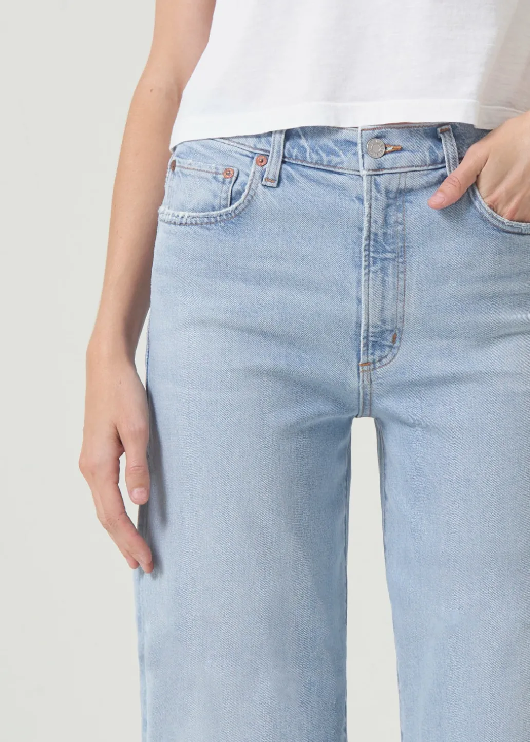 AGOLDE Harper Straight Jean (Stretch) In Trouble Store