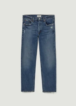 AGOLDE Kye Mid Rise Straight Crop (Stretch) In Notion Cheap