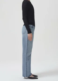 AGOLDE Lana Mid Rise Straight In Sway Discount