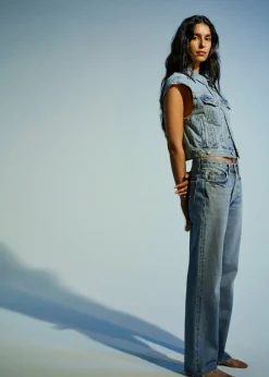 AGOLDE Lana Mid Rise Straight In Sway Discount