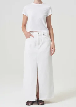 AGOLDE Leif Skirt In Milkshake Cheap