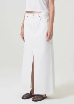 AGOLDE Leif Skirt In Milkshake Cheap
