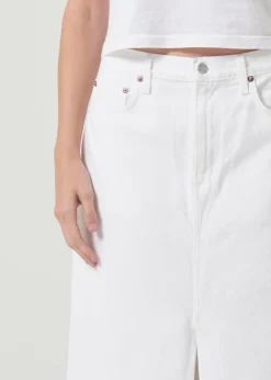 AGOLDE Leif Skirt In Milkshake Cheap