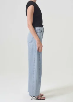 AGOLDE Luna High Rise Pieced Taper In Void Cheap