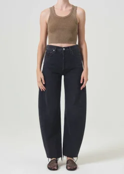 AGOLDE Luna High Rise Pieced Taper In Posses Flash Sale