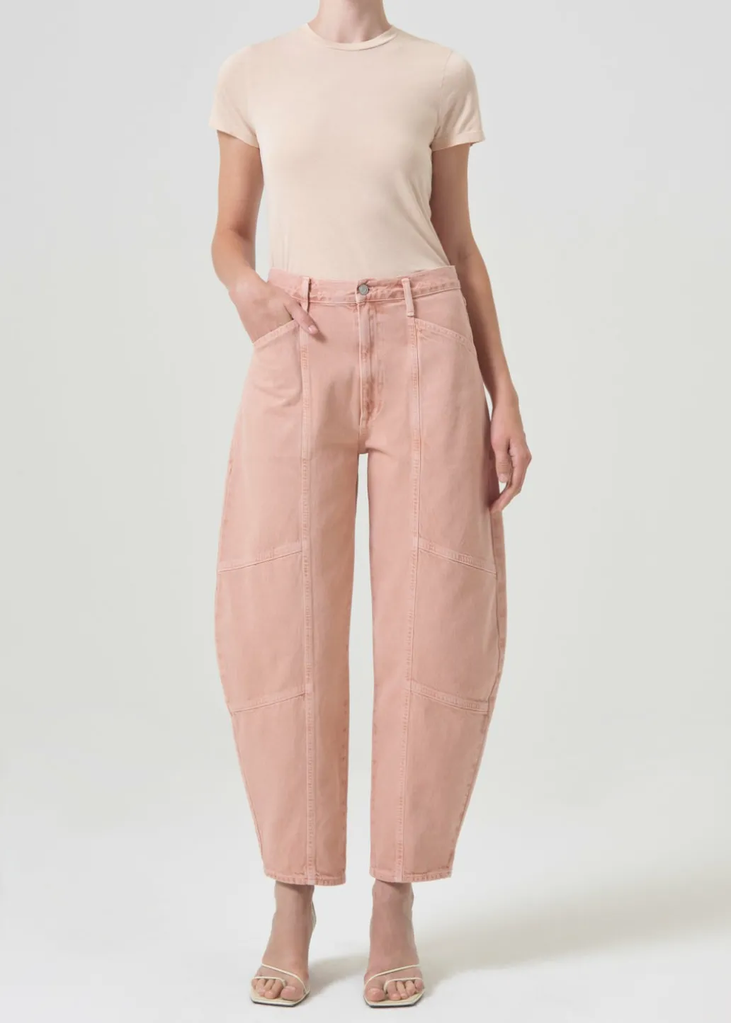 AGOLDE Mara Jean In Pink Salt Discount