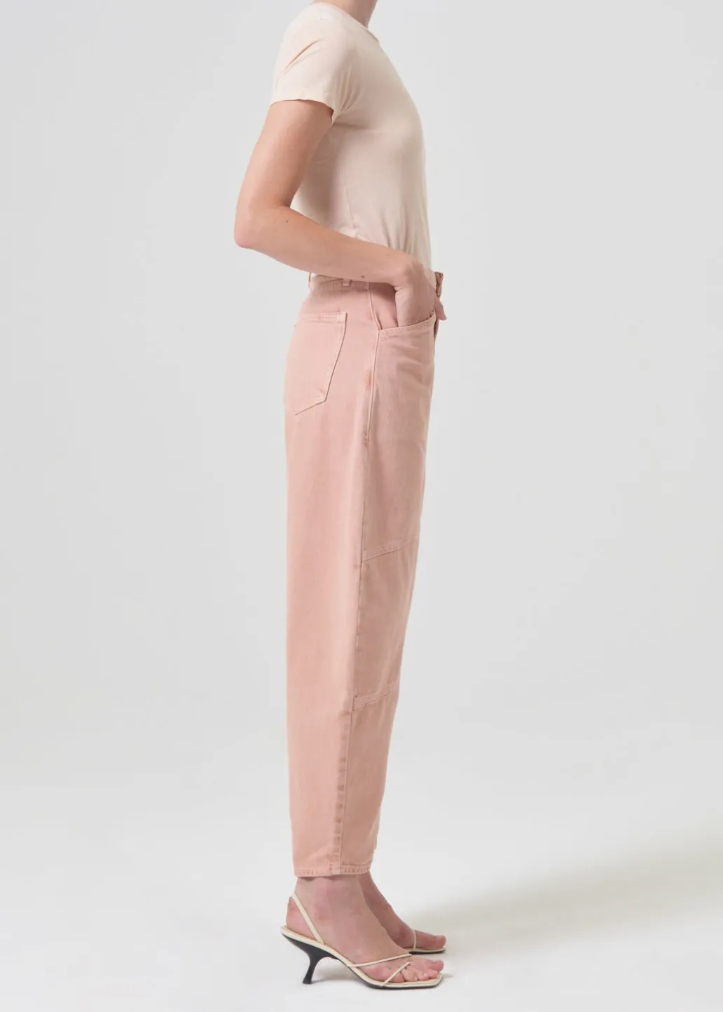AGOLDE Mara Jean In Pink Salt Discount