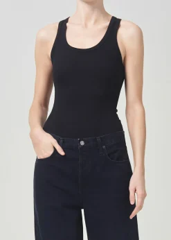 AGOLDE Maria Bodysuit In Black Best Sale