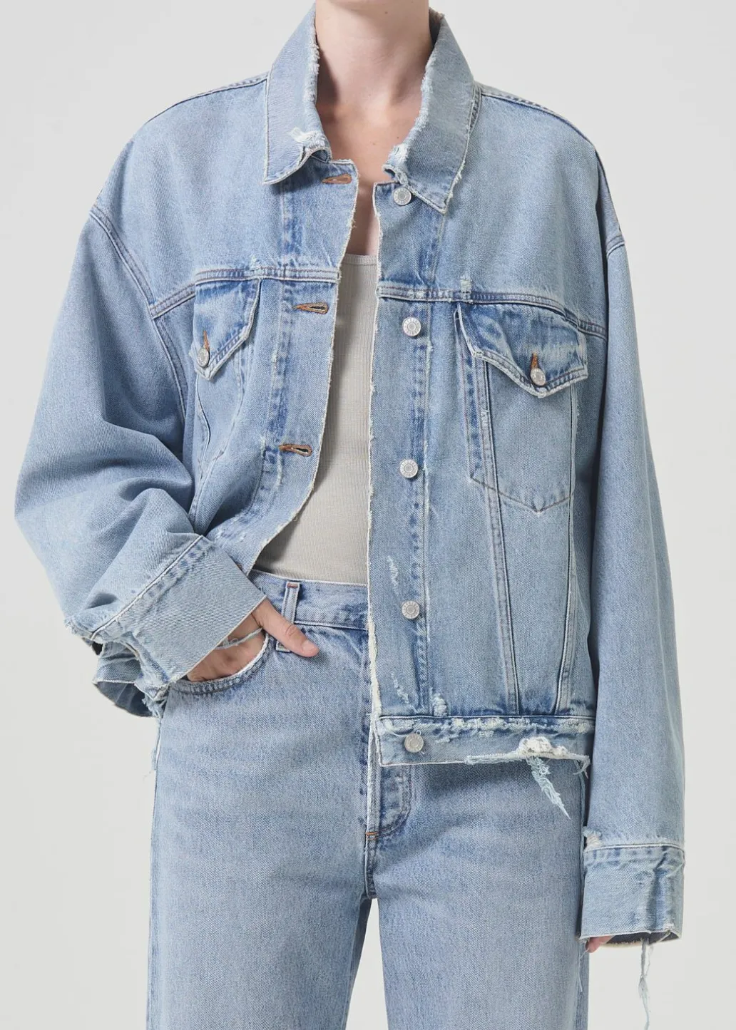 AGOLDE Martika Jacket In Fray Best Sale