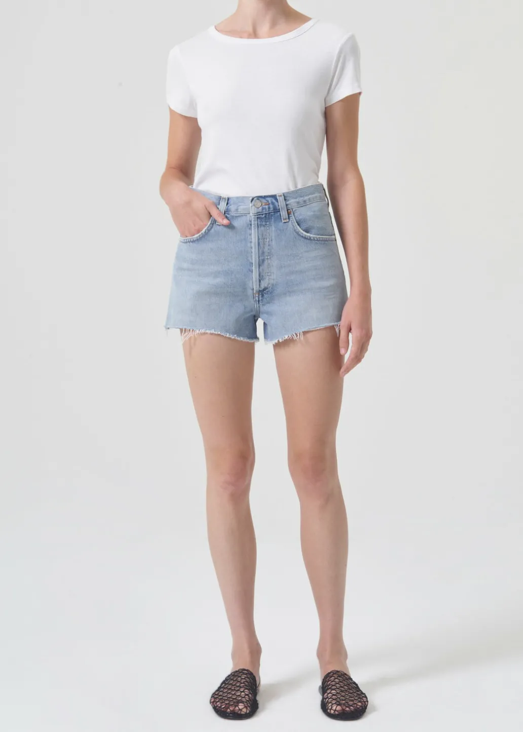 AGOLDE Mila Vintage High Rise Short In Hazard Outlet