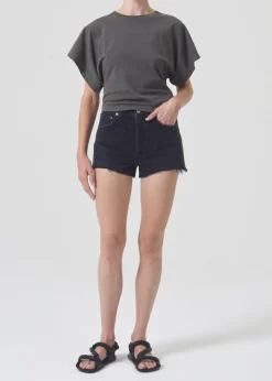 AGOLDE Mila Vintage High Rise Short In Slow Burn Online