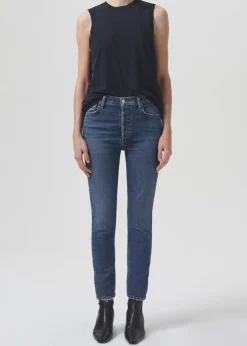AGOLDE Nico High Rise Slim Fit (Stretch) In Limit Best