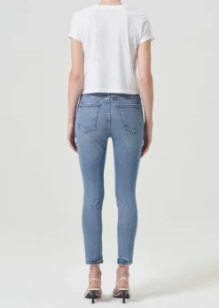 AGOLDE Nico High Rise Slim Fit (Stretch) In Blame New
