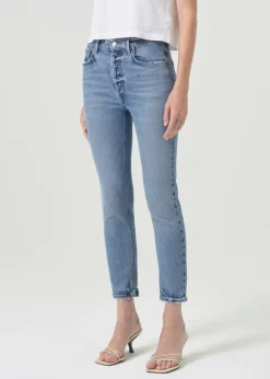 AGOLDE Nico High Rise Slim Fit (Stretch) In Blame New