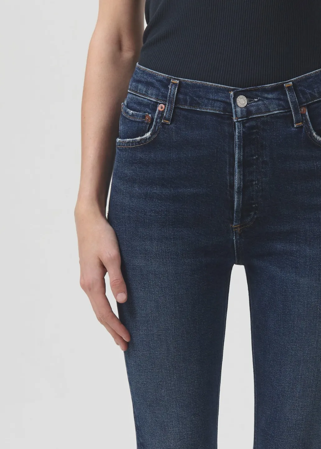 AGOLDE Nico High Rise Slim Fit (Stretch) In Ovation Flash Sale