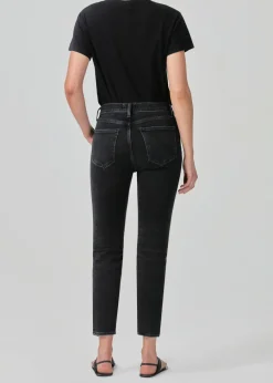 AGOLDE Nico High Rise Slim Fit (Stretch) In Hotline Discount