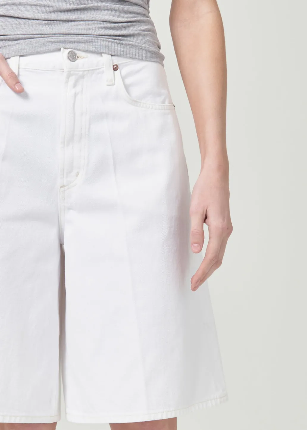 AGOLDE Nolan Short In Milkshake Best Sale