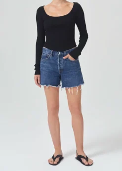 AGOLDE Parker Long Short In Caution Clearance