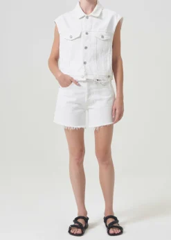 AGOLDE Parker Long Short In Panna Cotta Shop