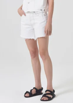 AGOLDE Parker Long Short In Panna Cotta Shop