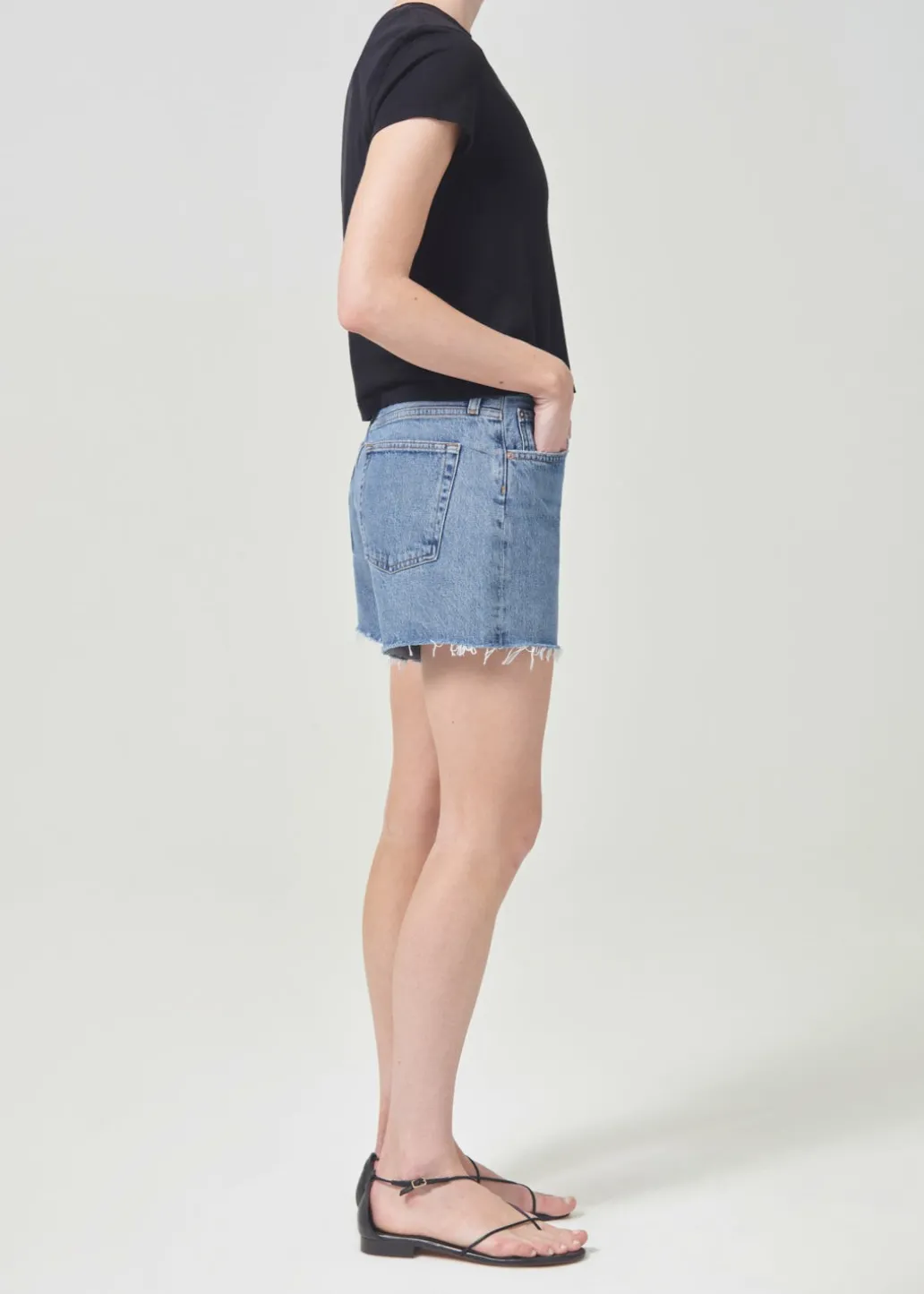 AGOLDE Parker Long Short In Skywave Clearance