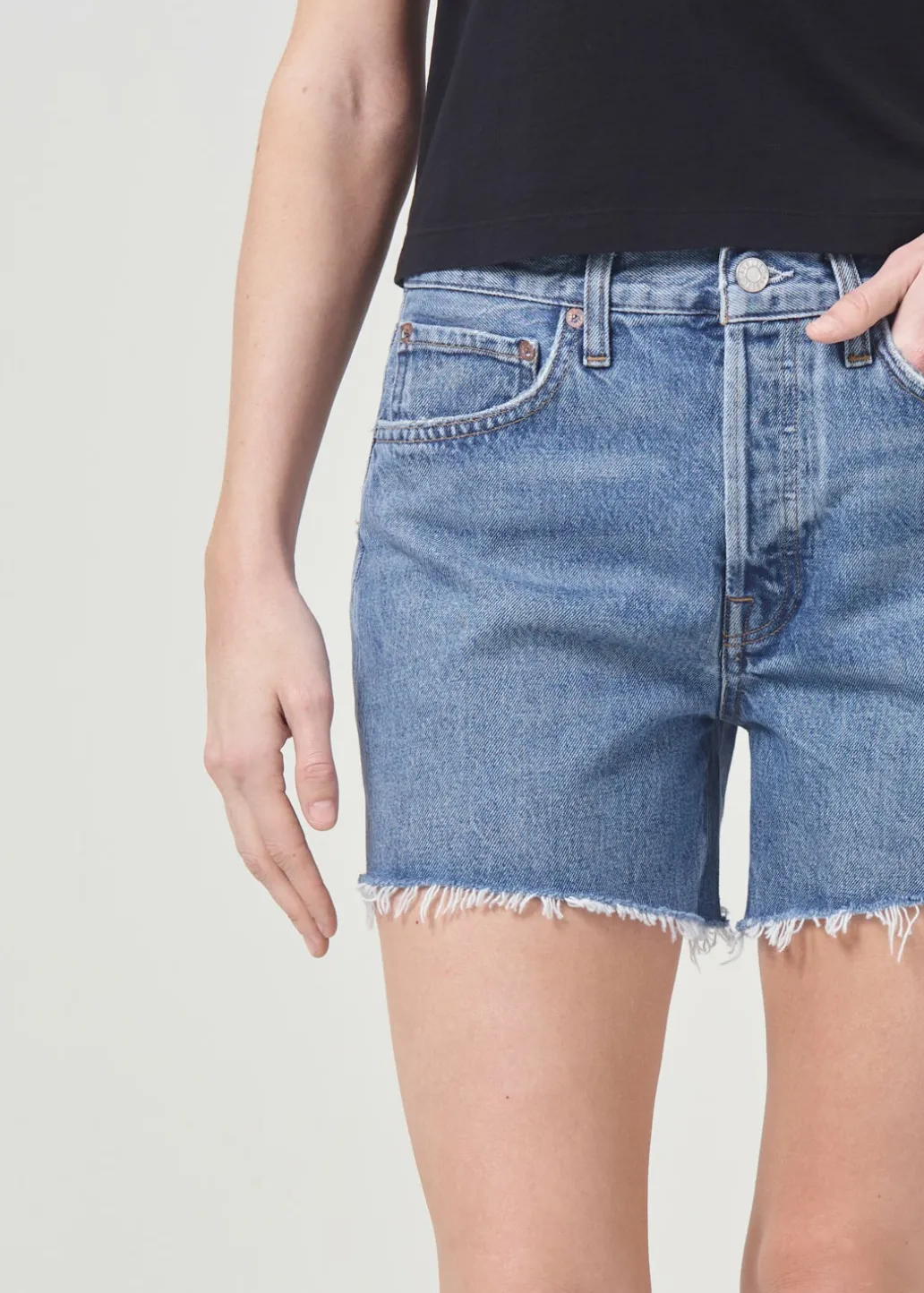 AGOLDE Parker Long Short In Skywave Clearance