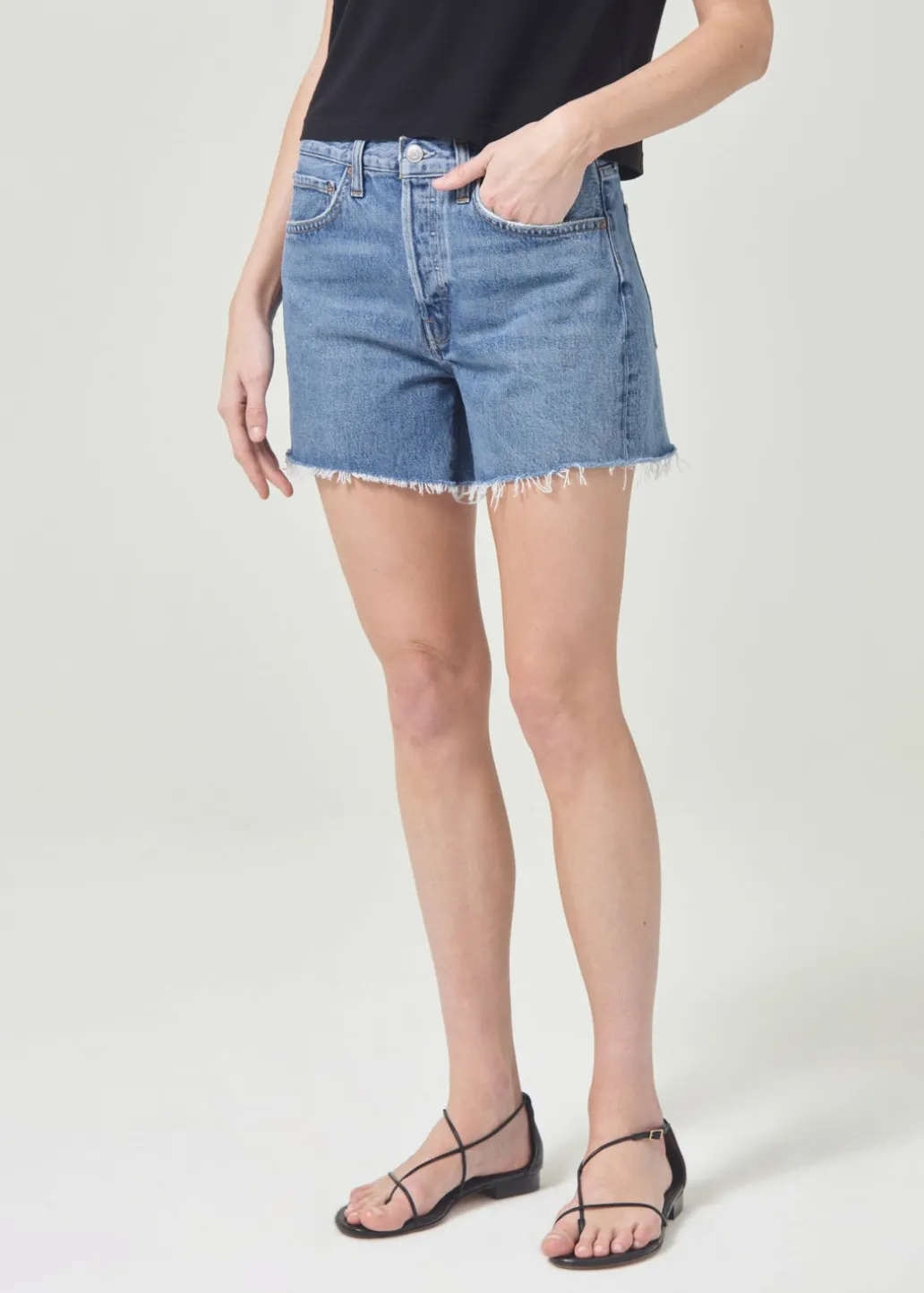 AGOLDE Parker Long Short In Skywave Clearance