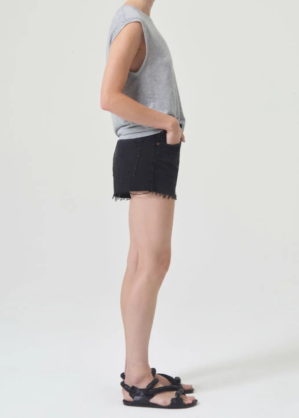 AGOLDE Parker Vintage Cut Off Short In Record Sale