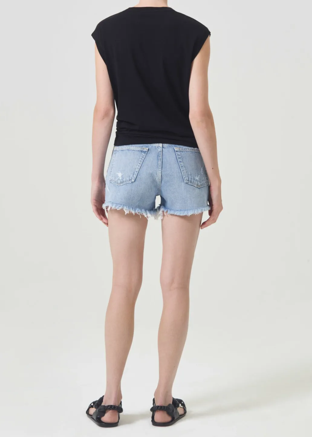 AGOLDE Parker Vintage Cut Off Short In Swapmeet Hot