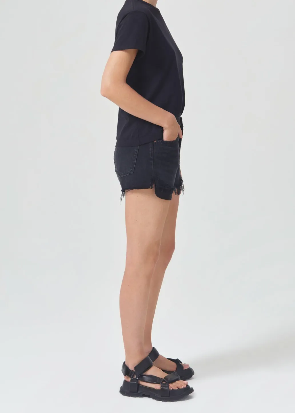 AGOLDE Parker Vintage Cut Off Short In Trance Cheap