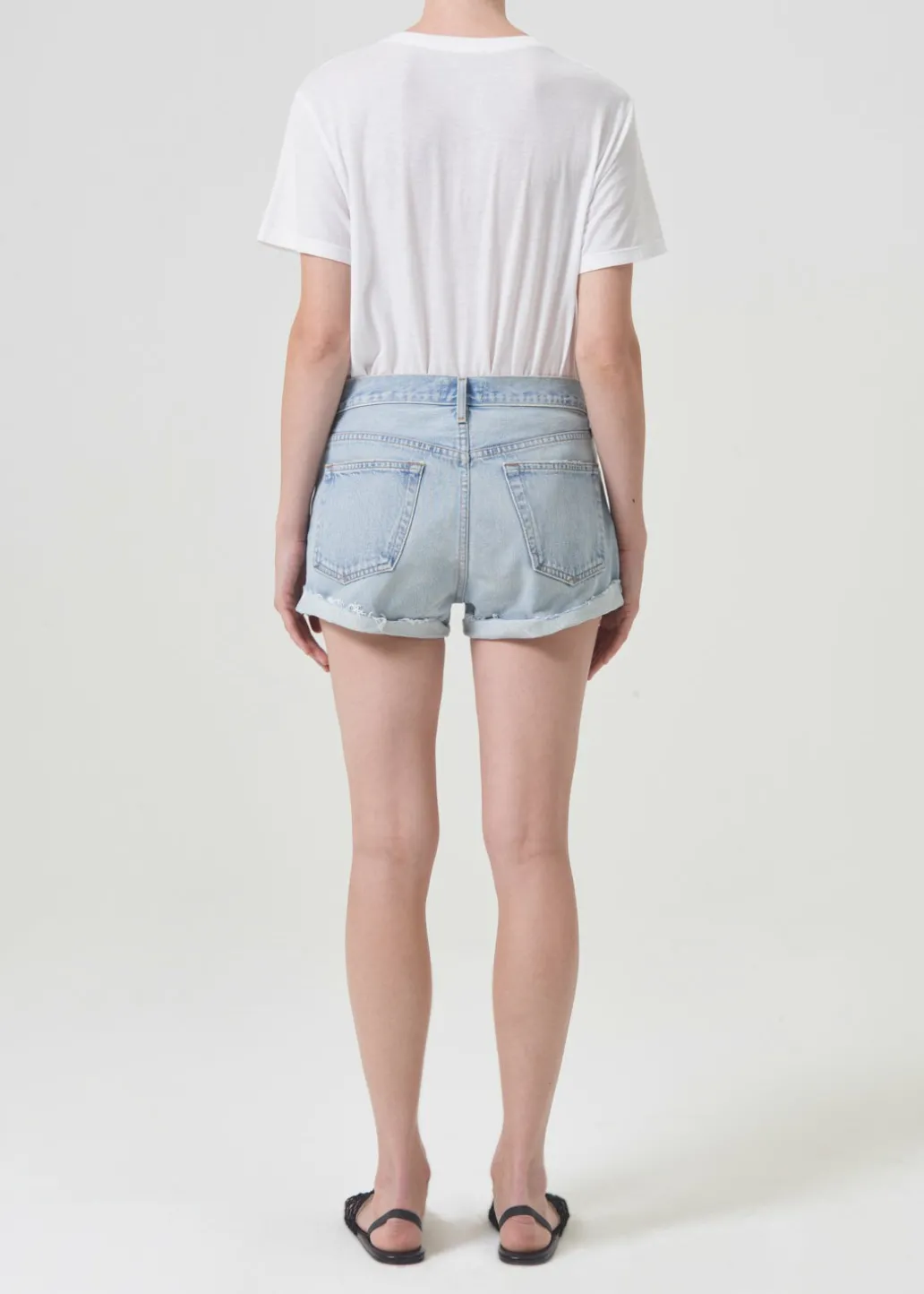 AGOLDE Parker Vintage Rolled Short In Farewell New
