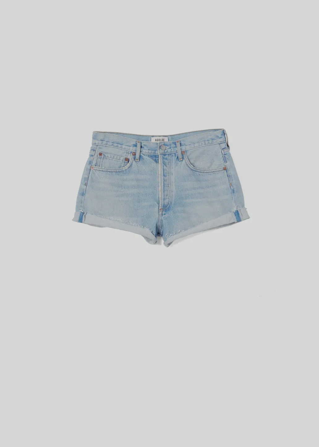 AGOLDE Parker Vintage Rolled Short In Farewell New