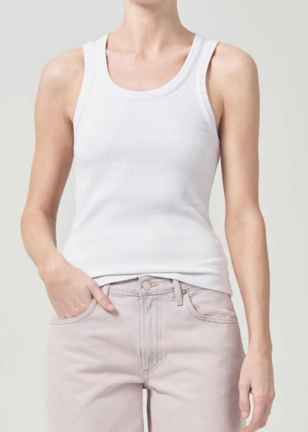 AGOLDE Poppy Tank In Balloon New