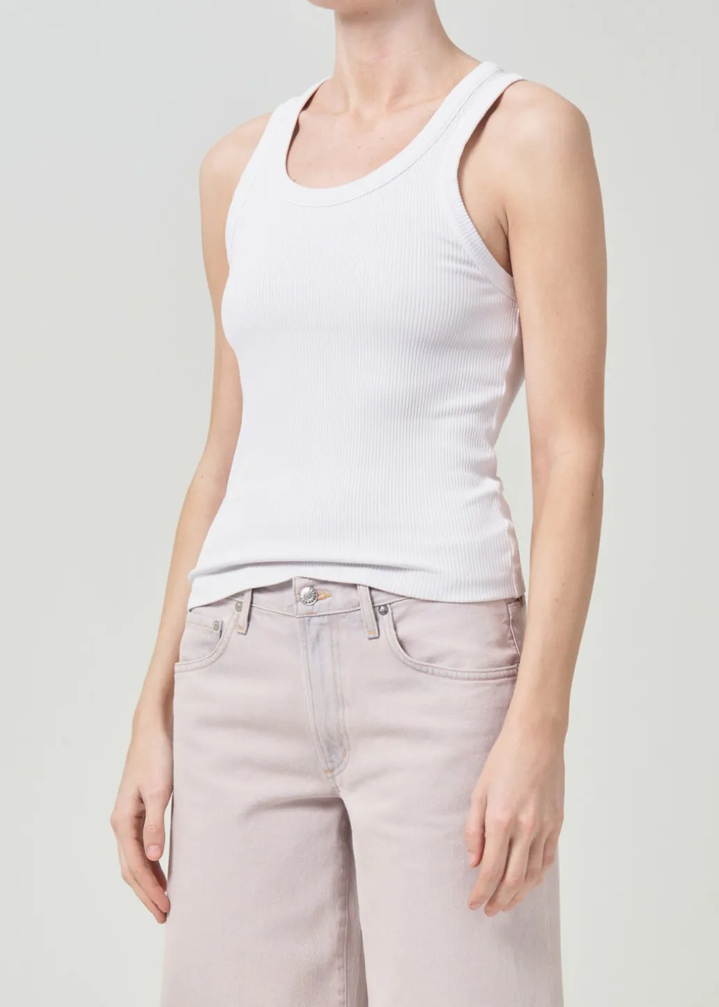 AGOLDE Poppy Tank In Balloon New